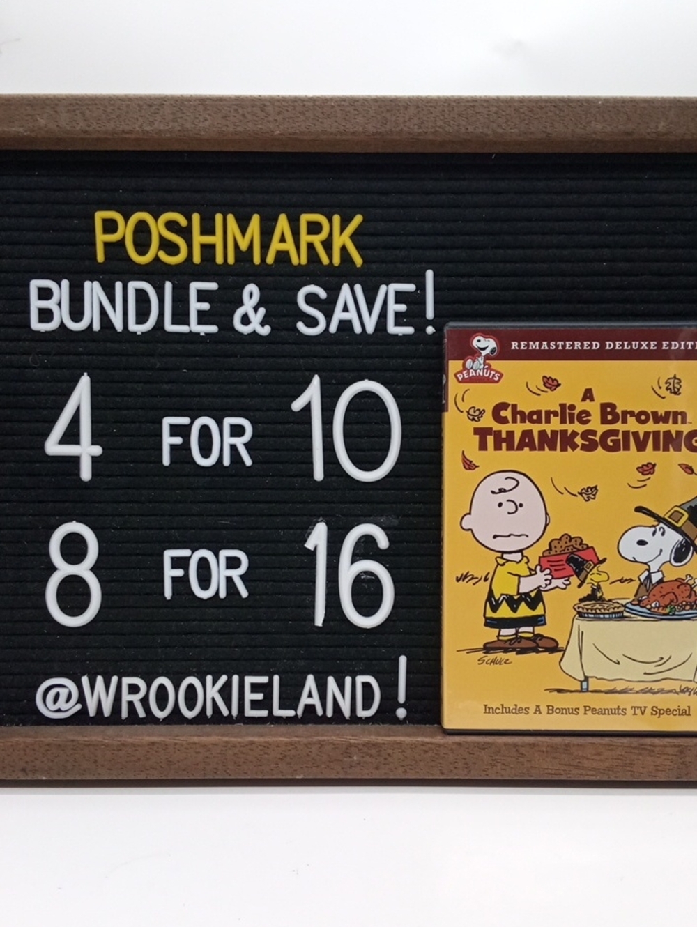 Peanuts A Charlie Brown Thanksgiving DVD#J32